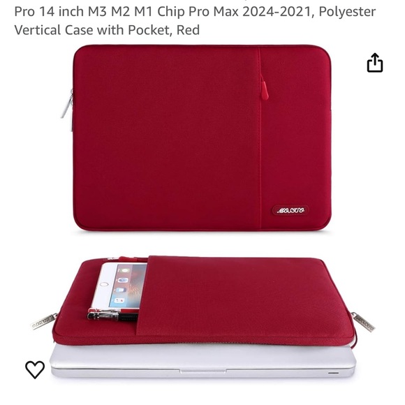 13.3 In Laptop Bag (red) - Picture 4 of 7